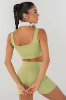 Conjunto Feminino Fitness Top e Shorts - Alga