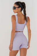 Conjunto Feminino Fitness Top e Shorts - Flora