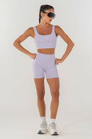 Conjunto Feminino Fitness Top e Shorts - Flora