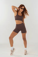 Conjunto Feminino Fitness Top e Shorts - Fondue