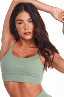 Conjunto Feminino Fitness Básico Shorts e Top - Malva
