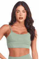 Top Feminino Fitness Básico - Malva