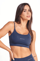 Conjunto Feminino Fitness Básico Calças e Top - Marinho
