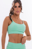 Conjunto Feminino Fitness Básico Calças e Top - Bahamas