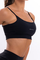 Top Feminino Fitness Básico - Preto